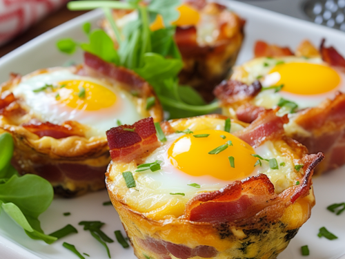 Low Carb Bacon and Egg Muffins Recipe