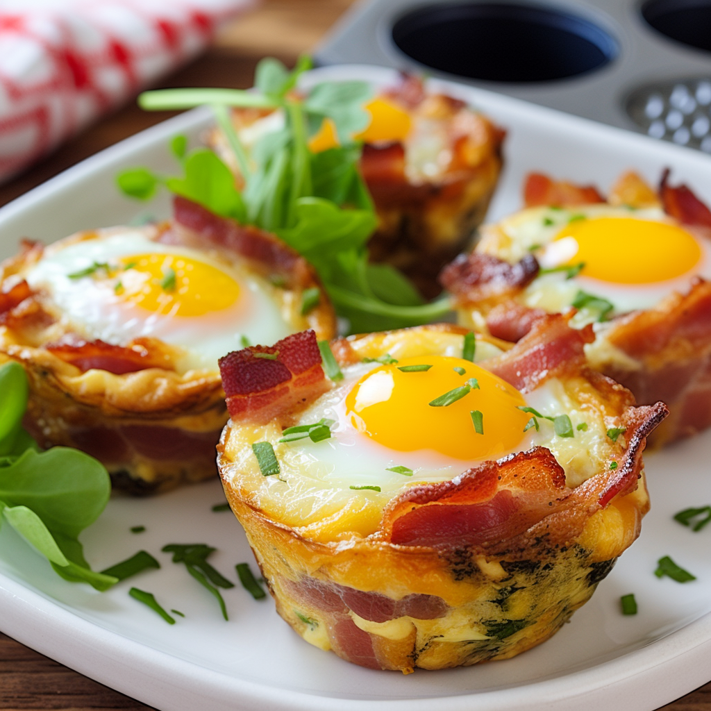 Low Carb Bacon and Egg Muffins Recipe