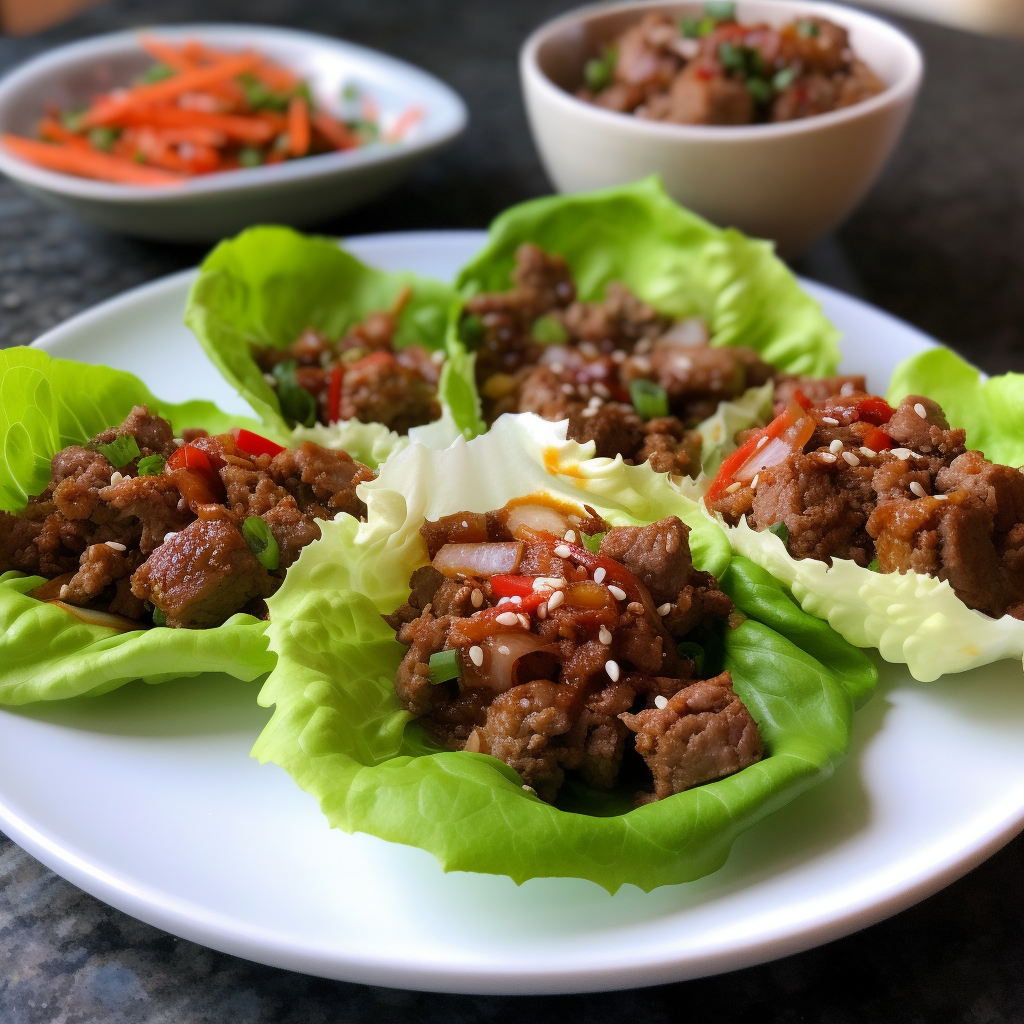 Low Carb Beef Lettuce Wraps Recipe