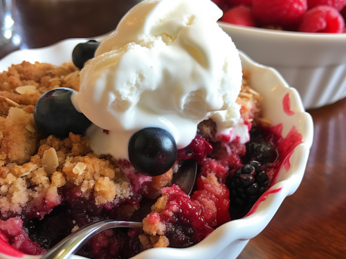 Low Carb Berry Crumble Recipe