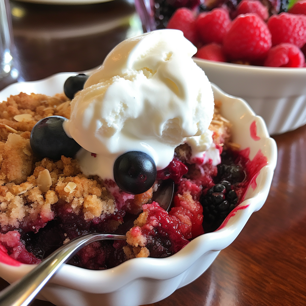 Low Carb Berry Crumble Recipe