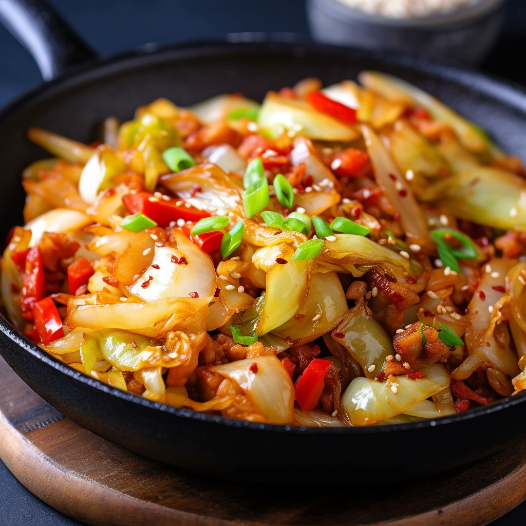 Low Carb Cabbage Stir-Fry Recipe