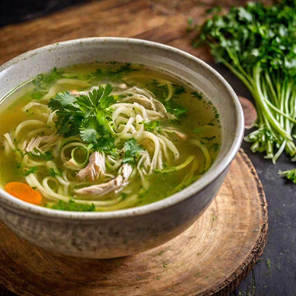 Low Carb Chicken Noodle Soup Recipe