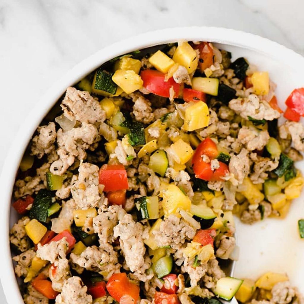Low-Carb-Ground-Turkey-and-Bell-Pepper-Hash-Recipe