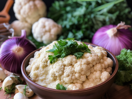 Low Carb Instant Pot Cauliflower Mash Recipe