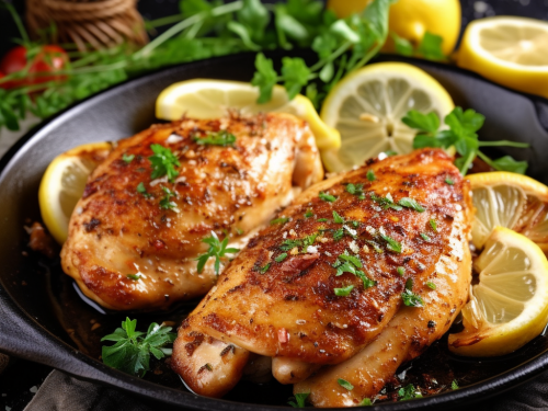 Low Carb Lemon Garlic Chicken Recipe