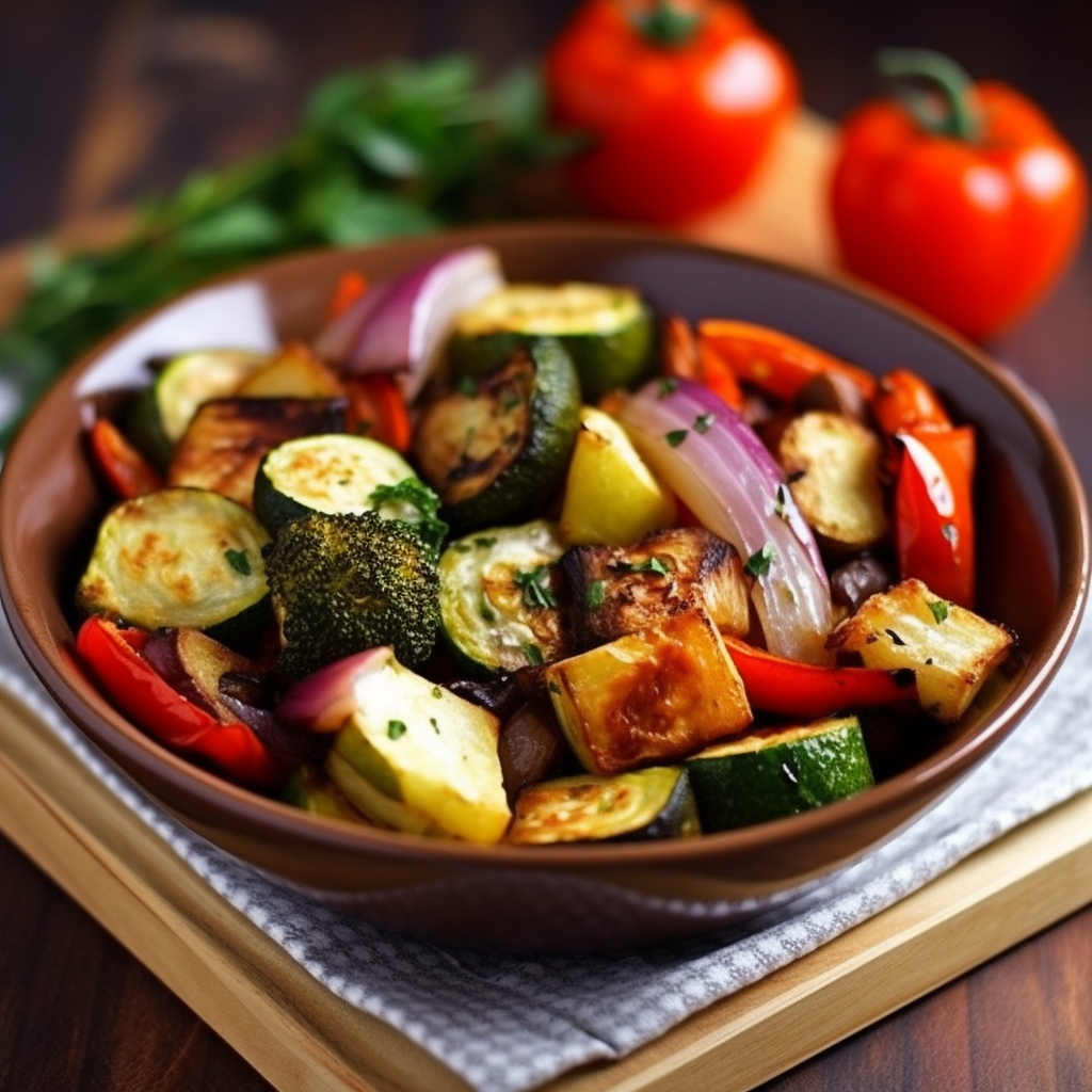 Low Carb Roasted Vegetables Recipe