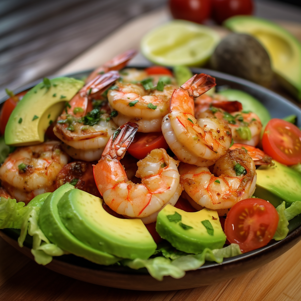 Low Carb Shrimp and Avocado Salad Recipe