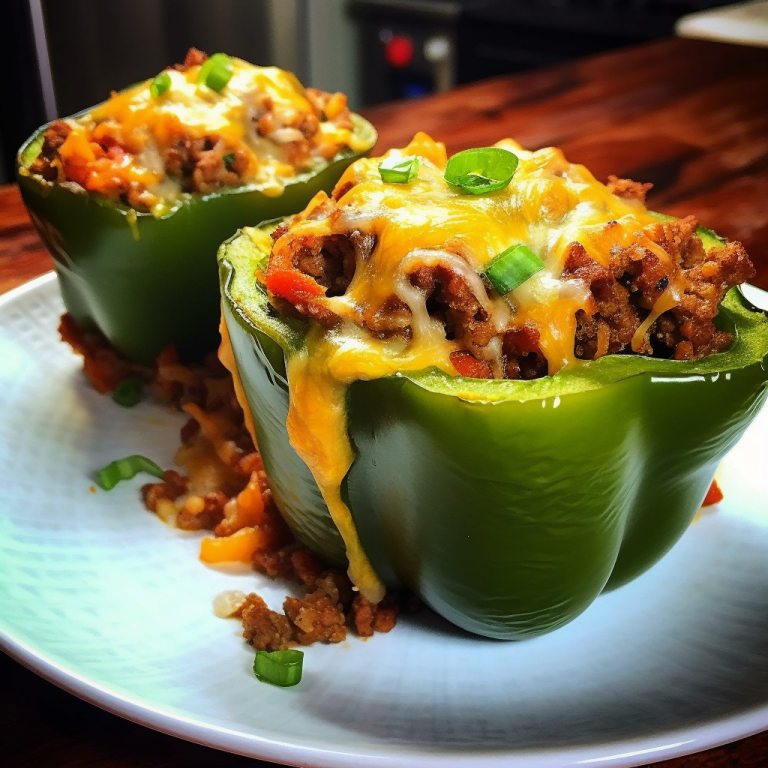Low Carb Stuffed Bell Peppers Recipe