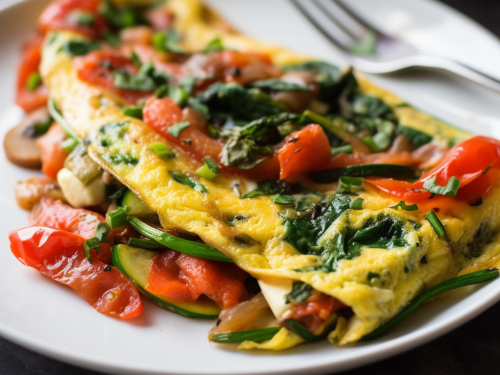 Low Carb Veggie Omelette Recipe