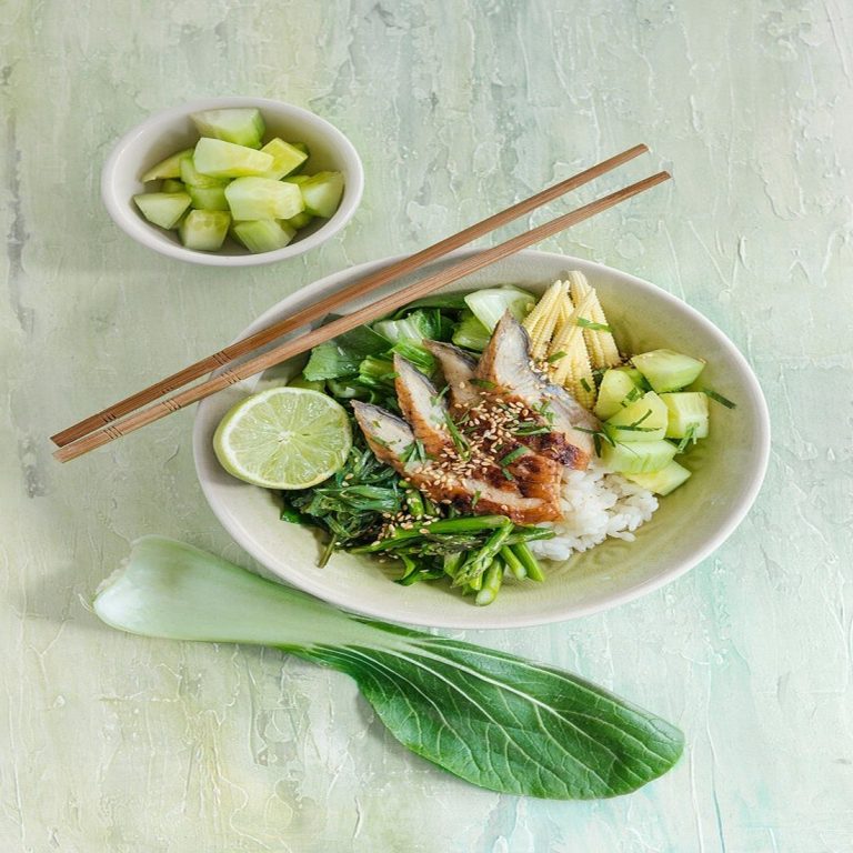 Mackerel Poke Bowl Recipe