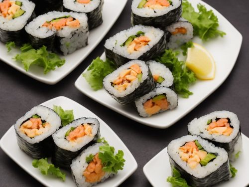 Mackerel Sushi Rolls