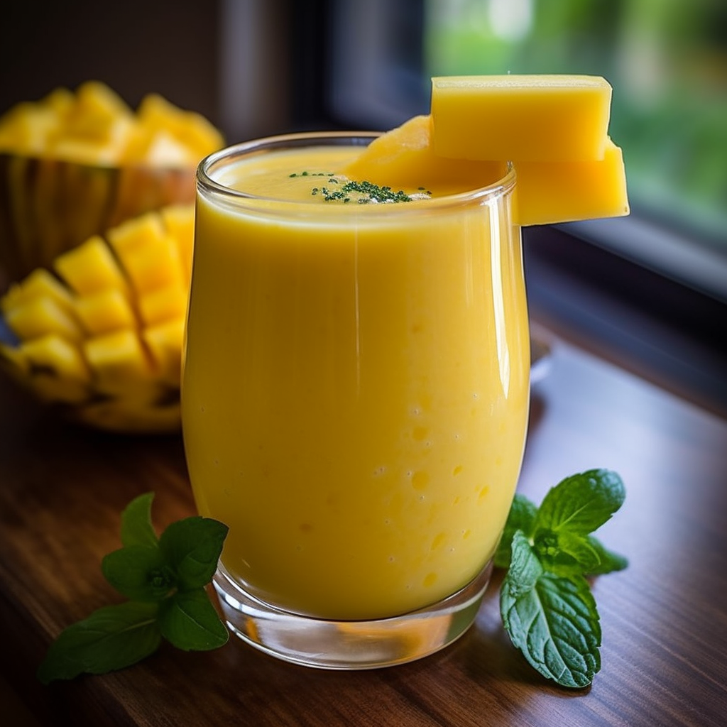 Mango Pineapple Breakfast Smoothie