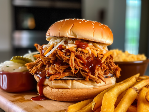 Mark's Feed Store's BBQ Pulled Chicken Recipe