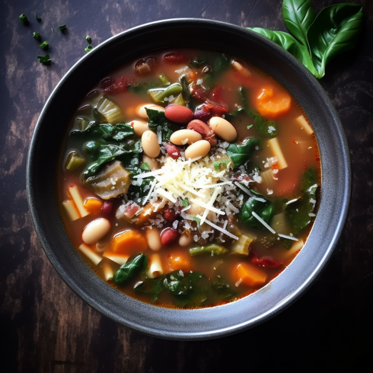 Minestrone Bean Soup Recipe
