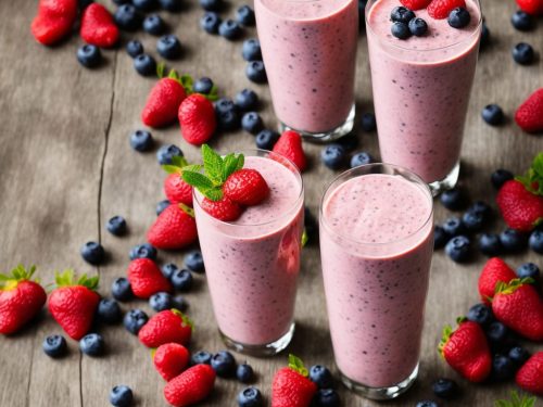 Mixed Berry Yogurt Smoothie Recipe