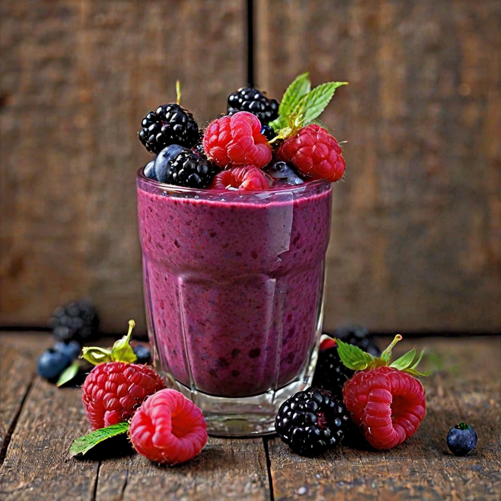 Mixed Berry Yogurt Smoothie Recipe