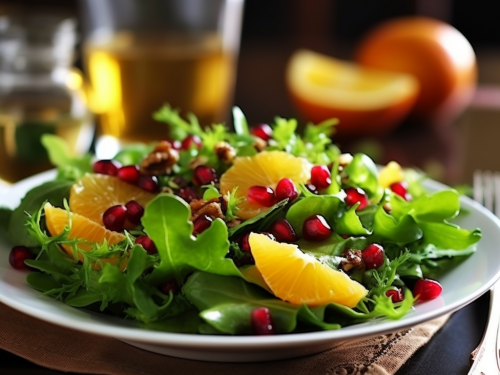 Mixed Greens Salad with Citrus Vinaigrette Recipe