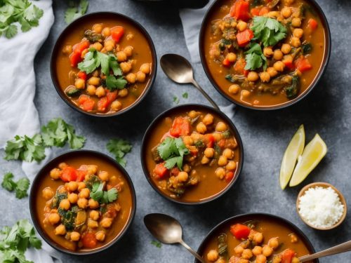 Mixed Vegetable and Chickpea Stew Recipe