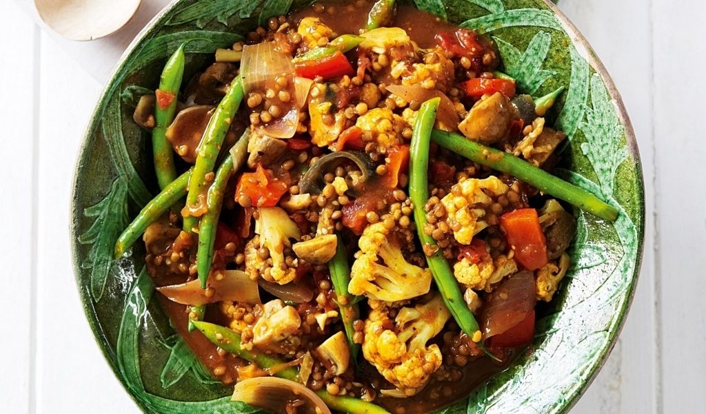 Mixed Vegetable and Lentil Curry Recipe