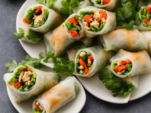 Mixed Vegetable Spring Rolls Recipe