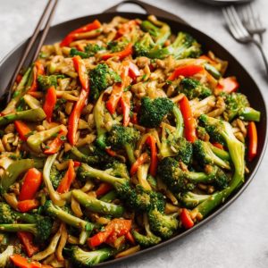 Mongolian Vegetable Stir-Fry