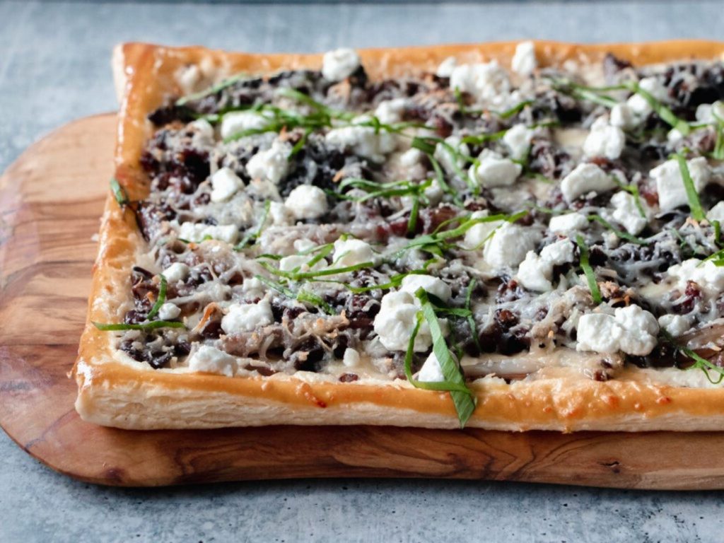 Morel Mushroom and Blue Cheese Tart Recipe Recipe