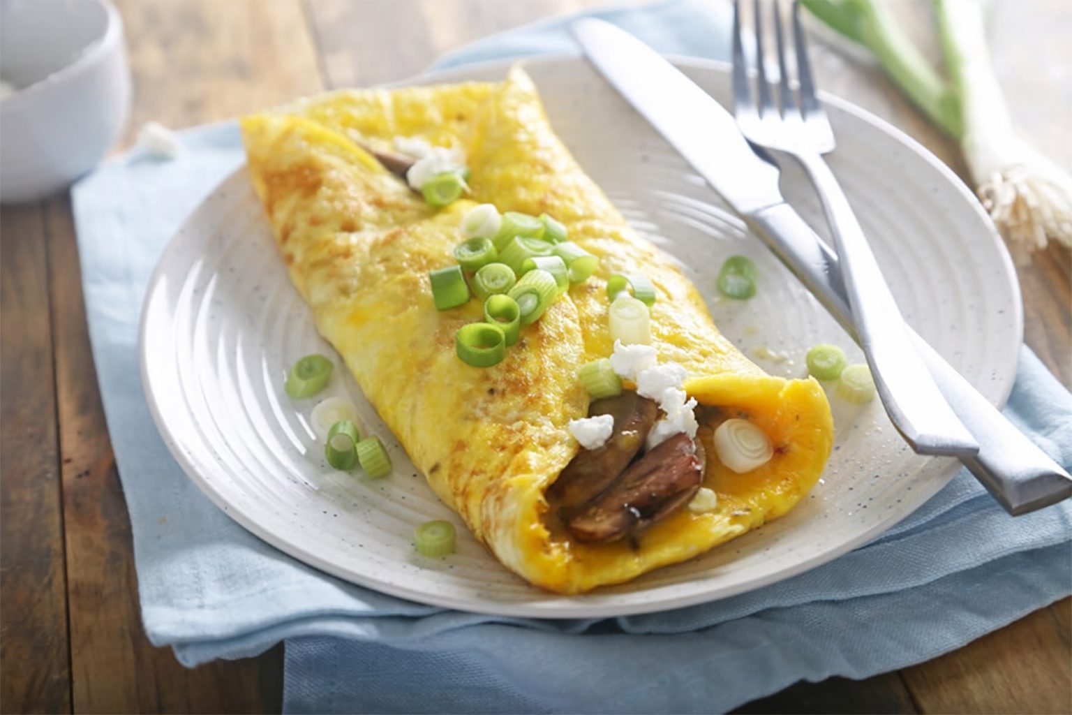 Portobello Mushroom Omelette Recipe
