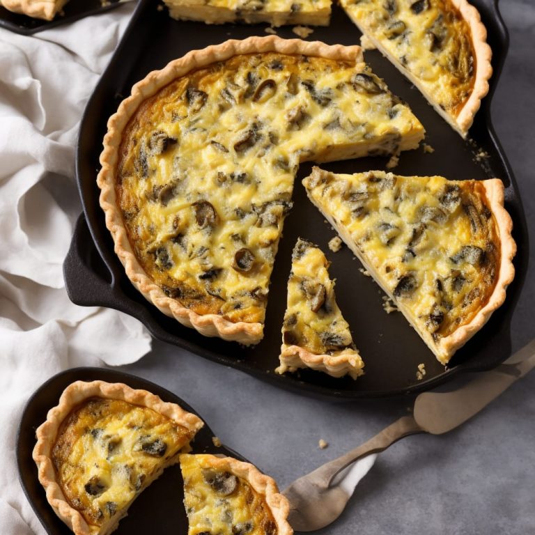 Morel Mushroom and Gruyere Quiche Recipe Recipe
