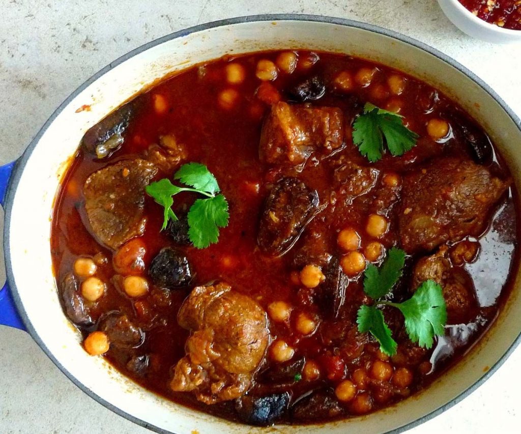 Moroccan-Ground-Lamb-Stew-with-Chickpeas-Recipe