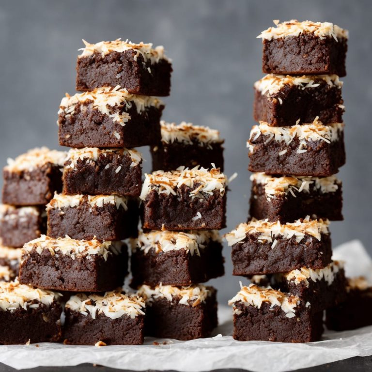 Mounds Coconut Brownies Recipe