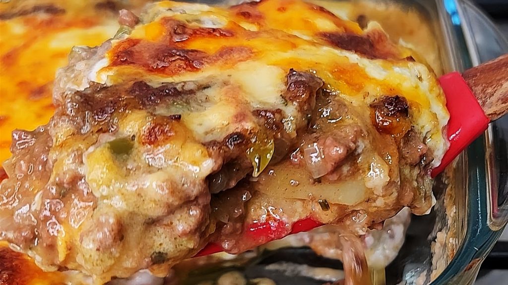 Mushroom-and-Ground-Beef-Casserole-Recipe