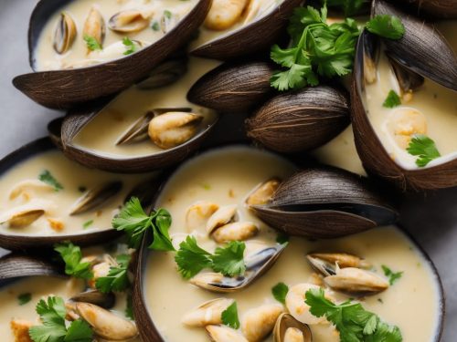 Mussels in Coconut Milk Broth