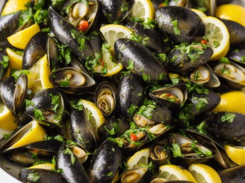 Mussels in Lemon Herb Sauce Recipe