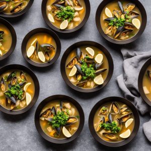 Mussels in Miso Broth Recipe