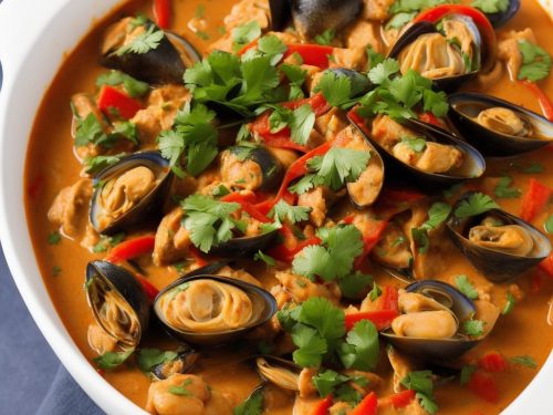 Mussels in Red Curry Sauce