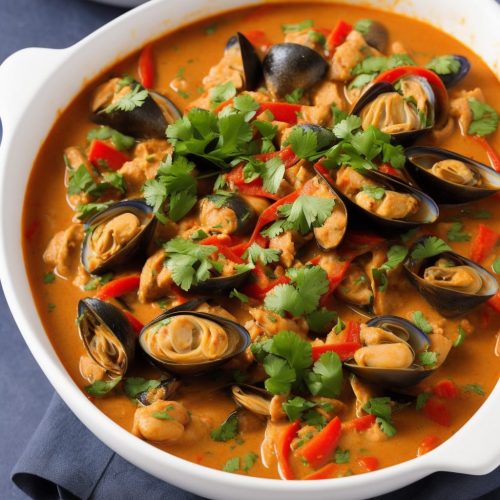 Mussels in Red Curry Sauce Recipe