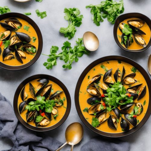 Mussels in Thai Curry Sauce Recipe