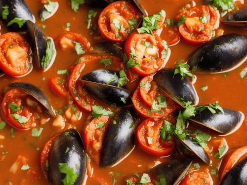 Mussels in Tomato Broth Recipe