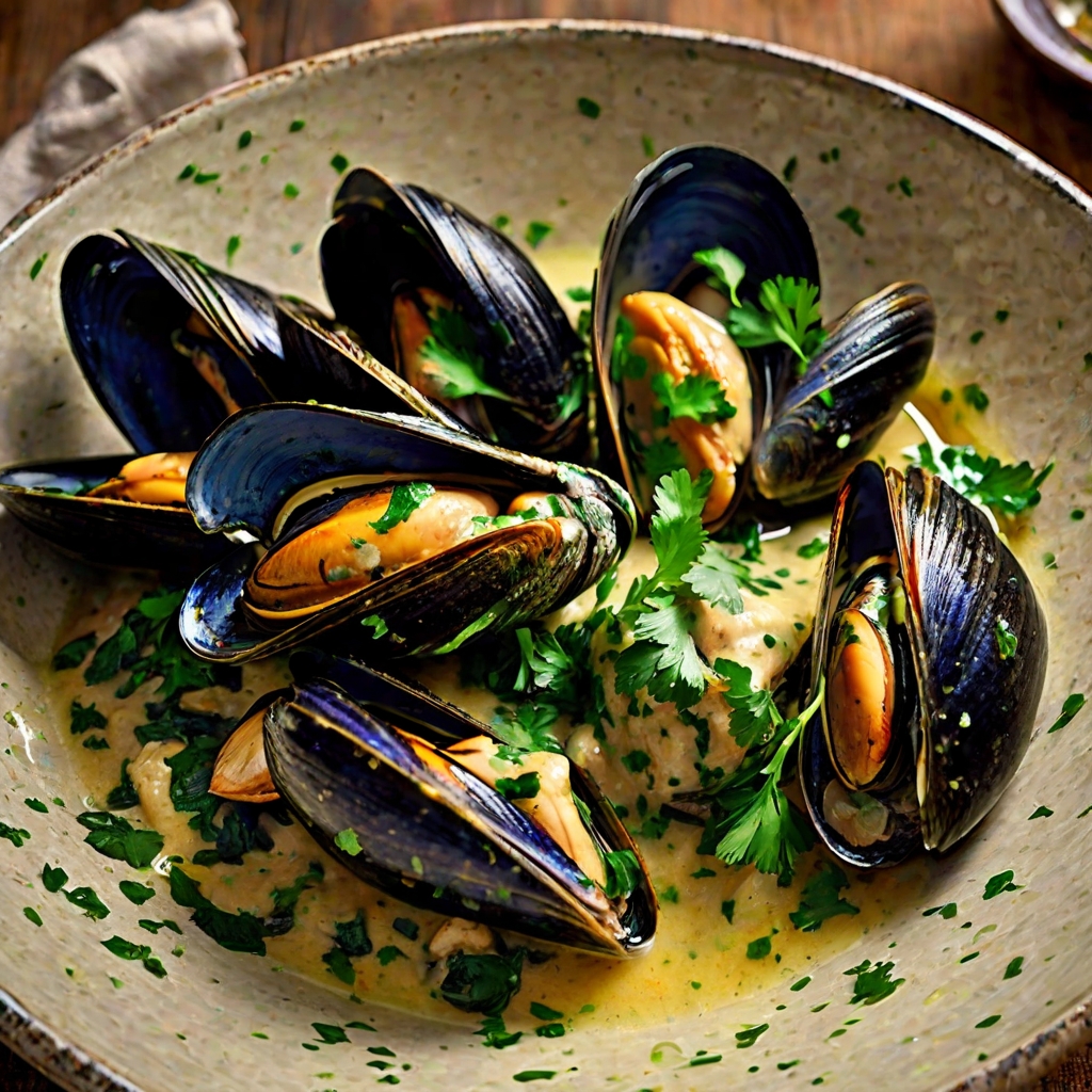 Mussels in White Wine Sauce Recipe