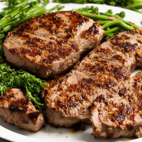 Mustard and Herb Pork Steak Recipe Recipe