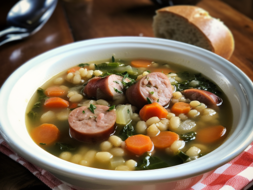 Navy Bean and Sausage Soup Recipe