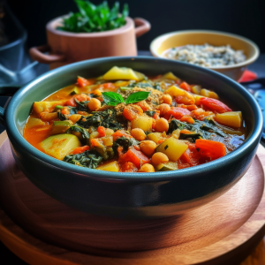 Navy Vegetable and Curry Bean Recipe Recipe