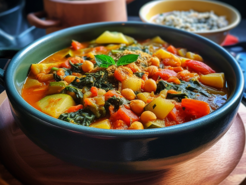 Navy Bean and Vegetable Curry Recipe