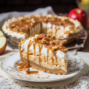 No Bake Caramel Apple Pie Recipe