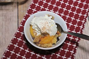 No-Sugar-Added Peach Cobbler Recipe