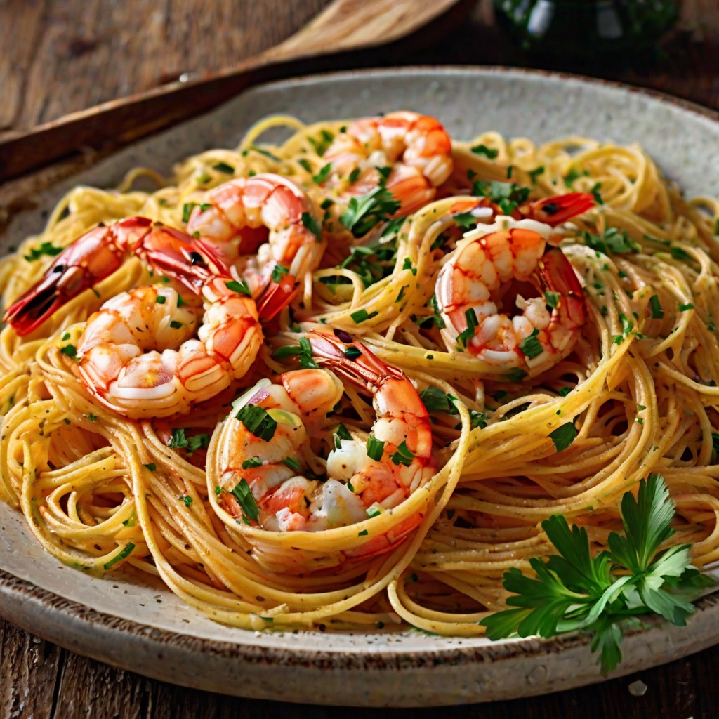 Old Spaghetti Factory Garlic Shrimp Pasta Recipe