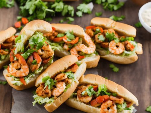 Open-Faced Shrimp Po' Boy Sandwich Recipe