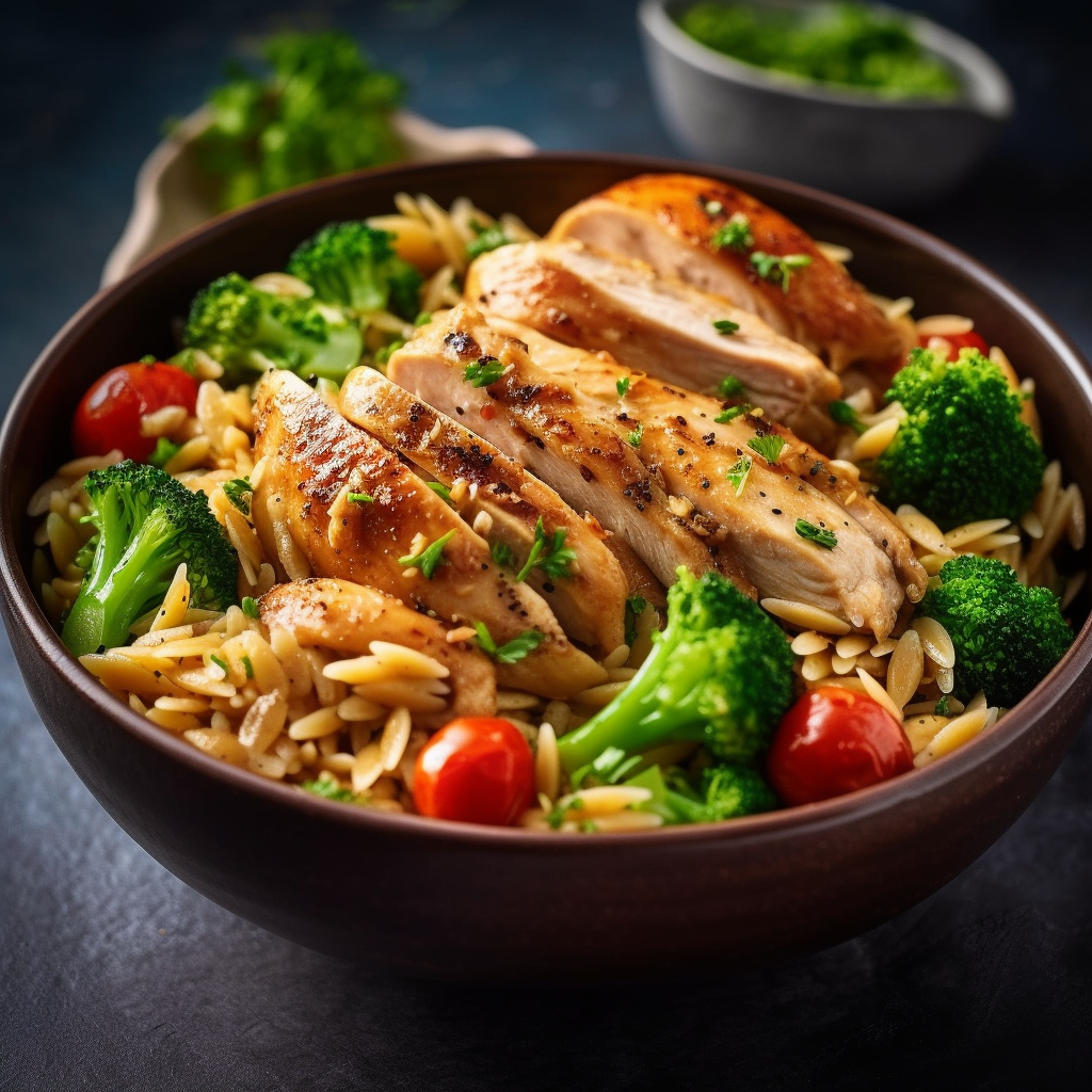 Orzo with Chicken and Broccoli Recipe