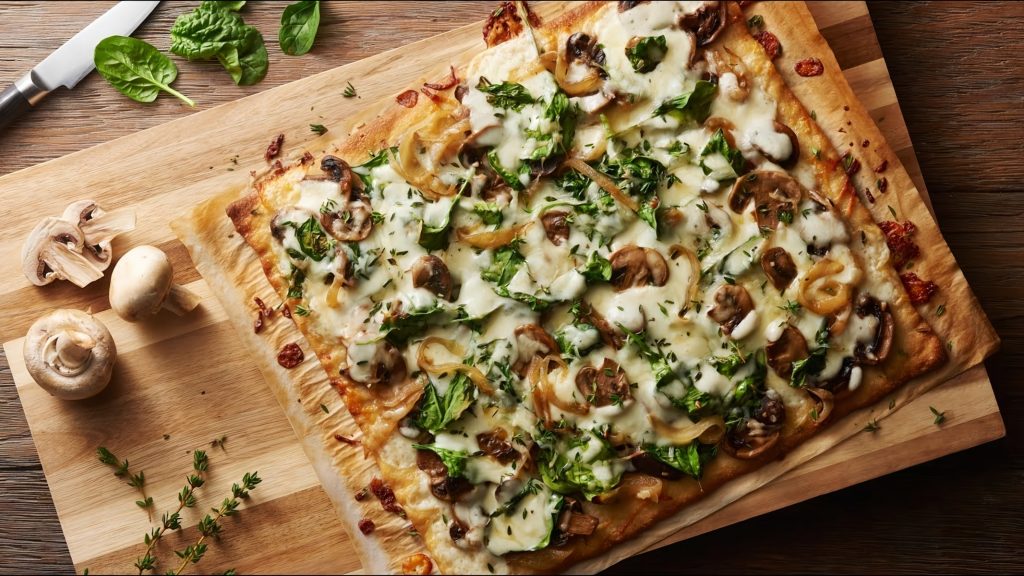 Oyster-Mushroom-and-Caramelized-Onion-Pizza-Recipe
